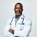 Dr. Marcus Okafor, Family Medicine physician, testimonial portrait